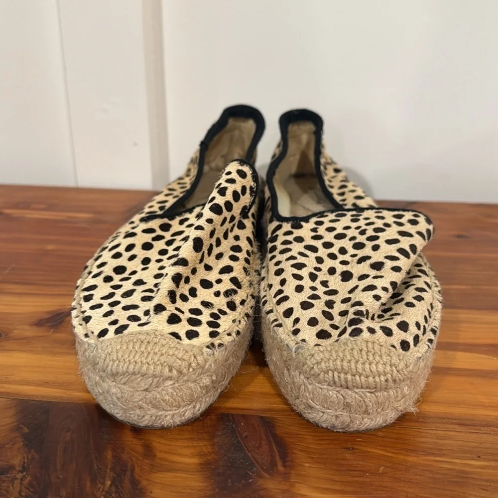 Soludos Animal Print Leopard Platform Espadrilles